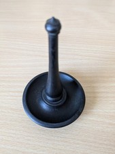 Antique Victorian Ebony Wood Dressing Table Ring Holder/Tree 4" x2.5"