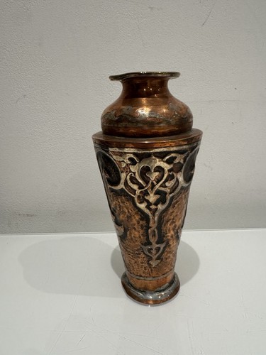 Antique metal vase - vase, copper