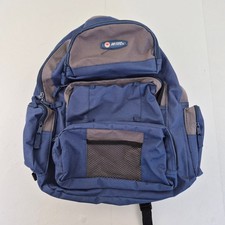 HI-TEC Backpack Navy Blue Men's Durable Multiple Compartments Versatile
