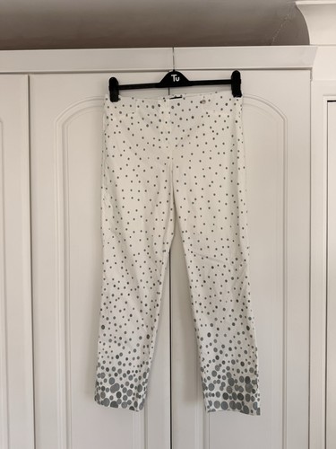 Robell white polka dot