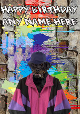 Graffiti Rottweiler Dog Track