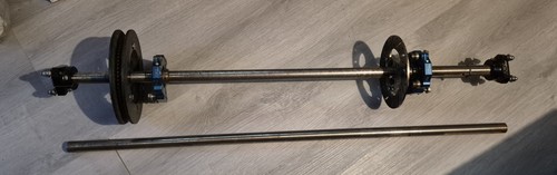 25mm kart axles front - rear,