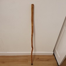 Vintage Antique Classic Wood Snake Design Walking Stick Cane 108cm