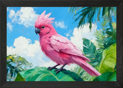 Pink cockatoo tropical - pink,