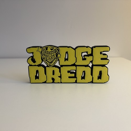 Judge dredd logo shelf display - logo,