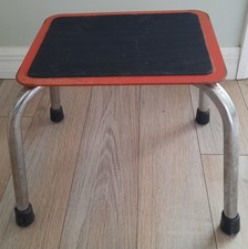 Vintage RED One Step Stool