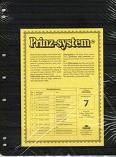 Prinz Single Sided 7 Strip Black Stock Sheets Pack of 10