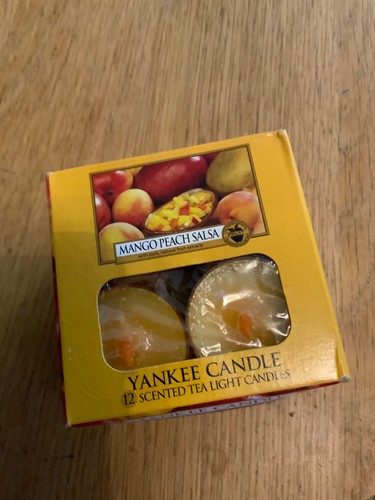 Yankee candle mango peach - candle,
