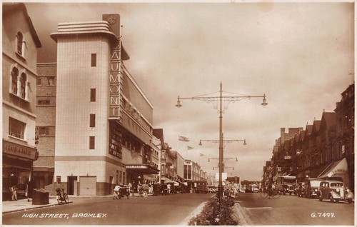 Postcard bromley high st - bromley,