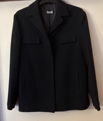 Ladies navy blue - lined, wool