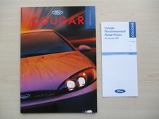 Ford Cougar UK Sales Brochure & Price List (1999)