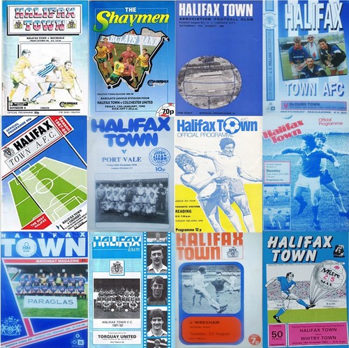 Programme halifax town - programme,