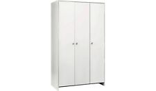 Seville 3 Door Wardrobe White Sleek and Stylish Bedroom Storage Solution