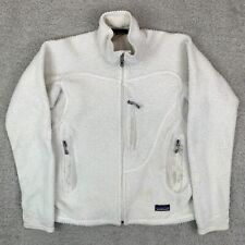 Patagonia White R2 Regulator Full Zip Jacket Fleece Women's Size Approx Small