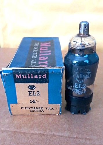 Mullard el2 vacuum - mullard, tube