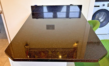 Multiple pieces of 'Star Galaxy' Granite Worktop and low splash backs