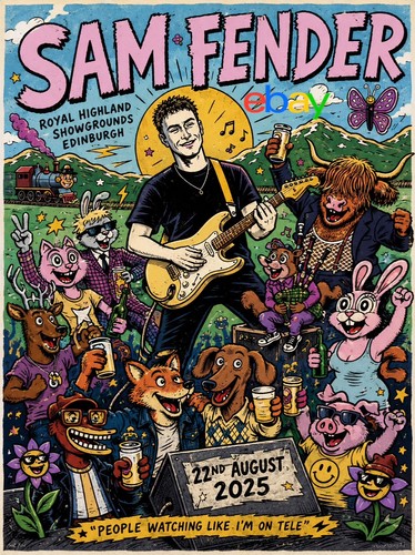 Sam fender edinburgh - edinburgh, a3