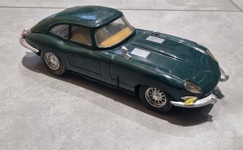 Vintage jaguar type tin - vintage, toy