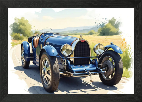 Bugatti type watercolor - bugatti, 35
