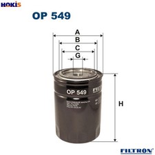 OIL FILTER OP 549 FOR AC LEXUS
