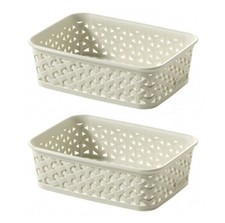 2 x Curver Plastic Storage