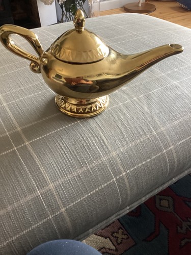 Disney gold ceramic - gold, teapot