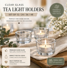 Set of 12/24/36/48 Circle Tea