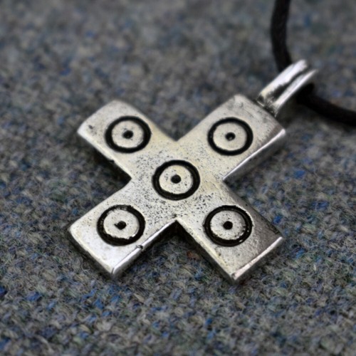 Saxon cross necklace - cross, –