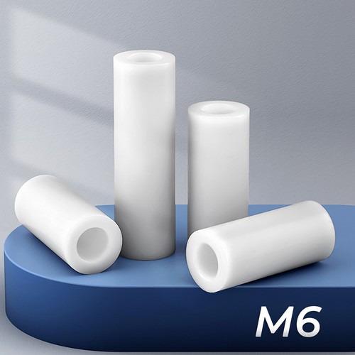 White nylon plastic - white, abs