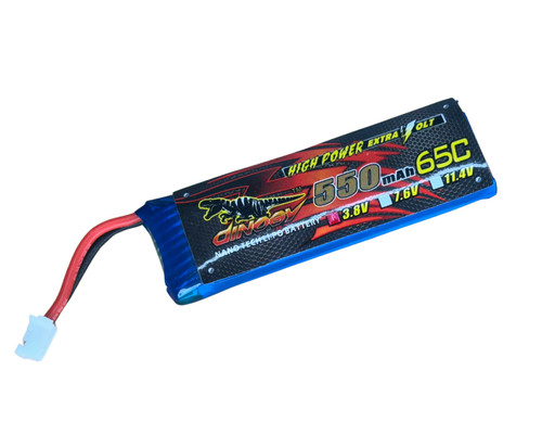 550mah 65c continuous - 3.8v,