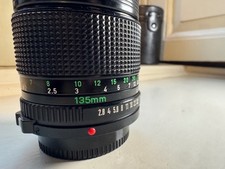 Canon LENS FD 135mm f2.8 Classic Vintage Prime Lens