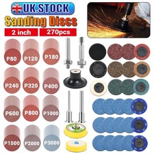 270Pcs 2Inch Sanding Discs Pad