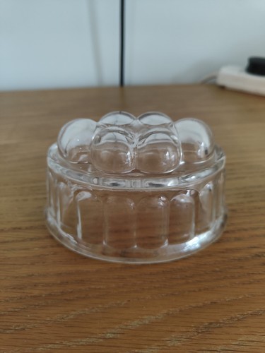 Vintage glass jelly mould - vintage,