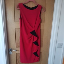 Simon Jeffrey Red Pencil Dress