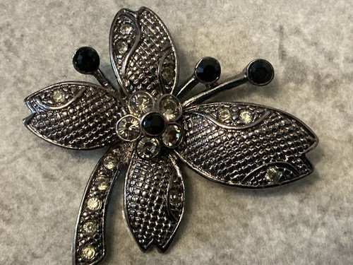 Vintage ciro rhinestone flower - ciro,