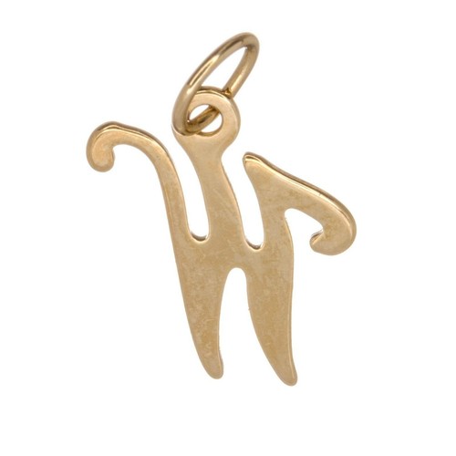 9ct gold pendant - 9ct, charm