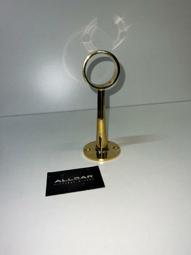 Foot rail bracket brass - foot, bracket-