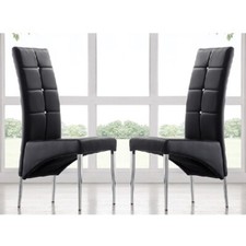 Vesta Studded Black Faux