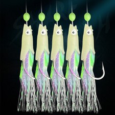 Luminous bait feathers - 10×,