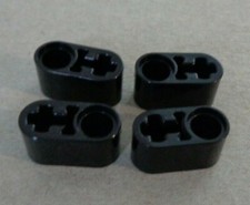LEGO TECHNIC 6265091  60483 Beam 1X2 W/Cross And Hole Black x4 Parts & Pieces**