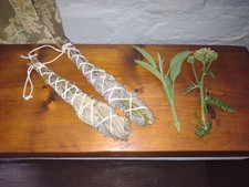 Sage & Yarrow Smudge Sticks  - cleansing rituals