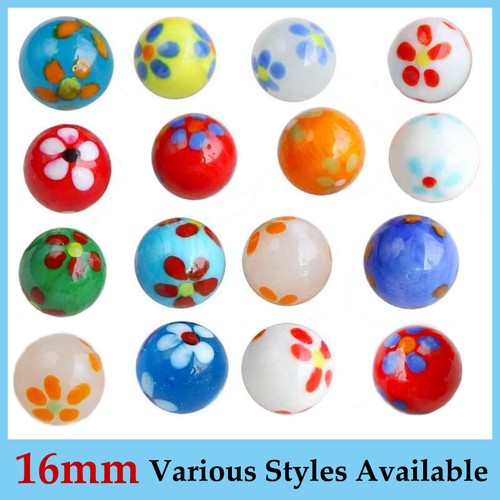 Glass beads coloured marbles - beads,