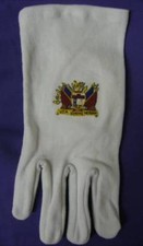 EMBROIDERED APPRENTICE BOYS OF DERRY WHITE GLOVES