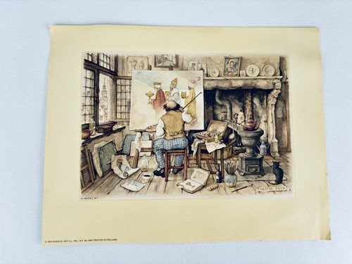 Vintage anton pieck signed - vintage,