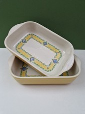 CHURCHILL CLOVERLEAF PORTS OF CALL HERAT  individual roasting pie dishes x 2