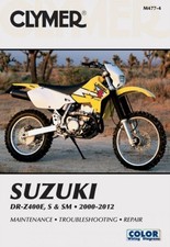 Suzuki DR-Z400E, S & SM Manual