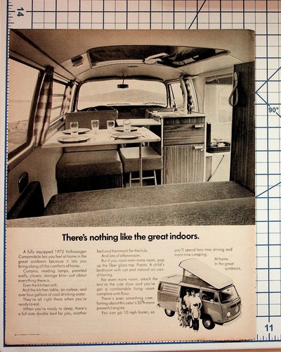 1972 volkswagen campmobile - campmobile, ad