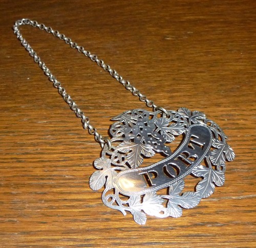 Victorian silver port decanter - silver,