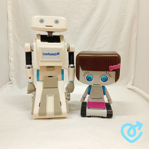 Confused com robot toy set - confused.com,