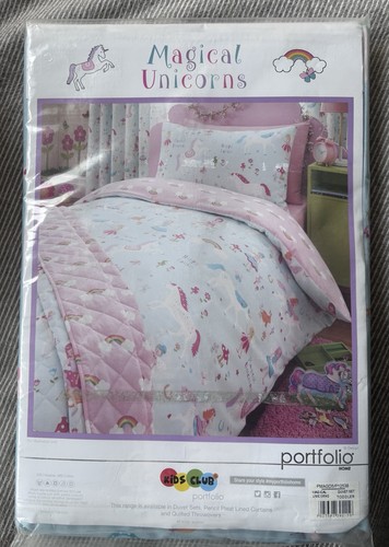 Magical unicorns toddler duvet
